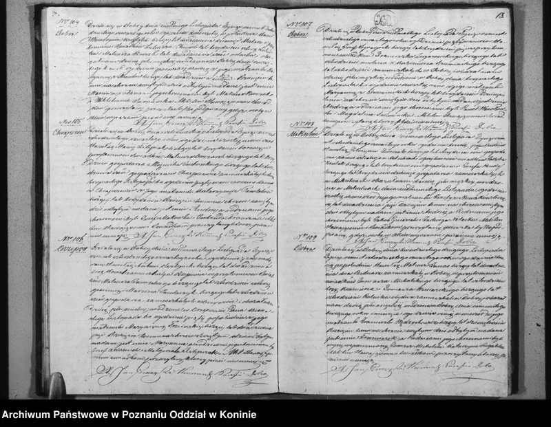 Obraz 20 z jednostki "Księga urodzeń, małżeństw i zgonów"
