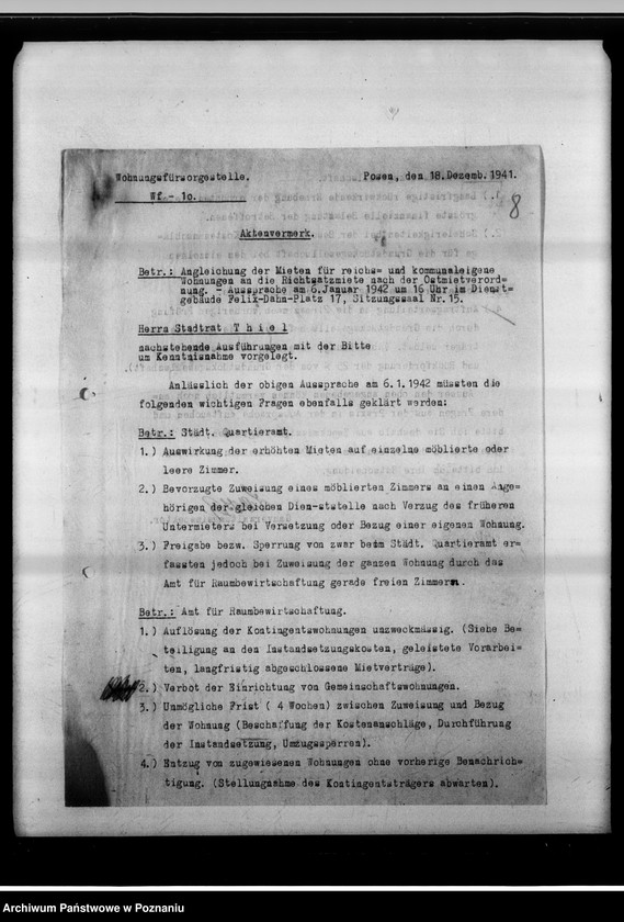 Obraz 12 z jednostki "Tagungen, Besprechungen in Wohnungsangelegenheiten."