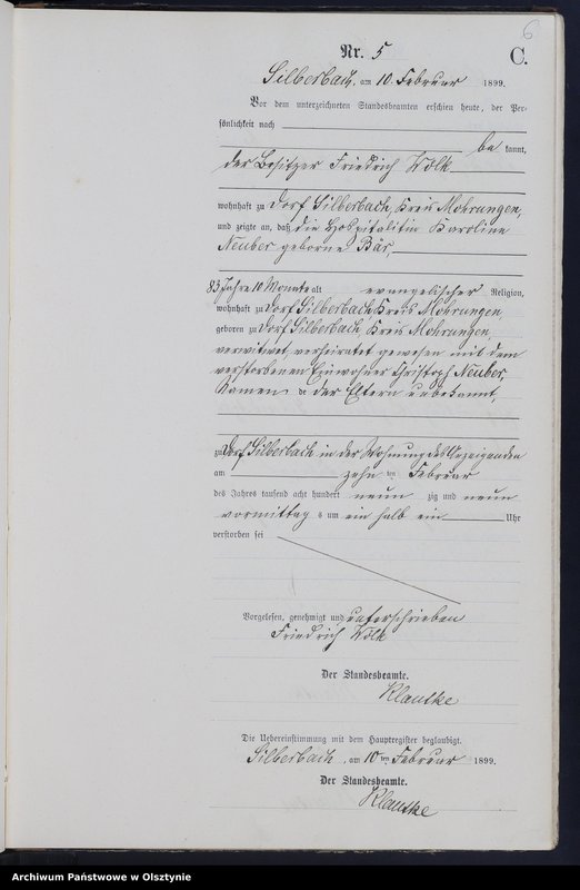 image.from.unit.number "Sterbe-Neben-Register Nr 1 - 54"