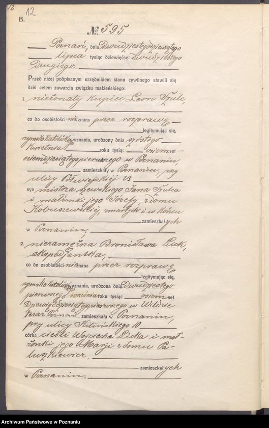 image.from.unit.number "Księga miejscowa małżeństw tom III [Rejestr główny małżeństw]"