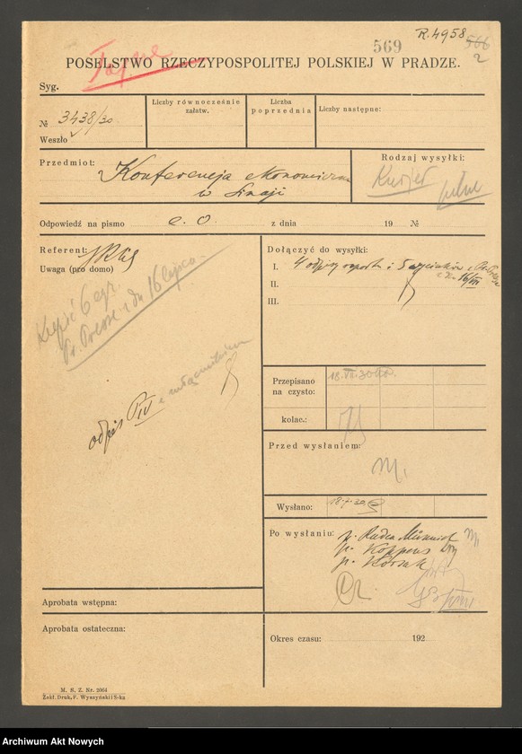 image.from.unit "Rumunia: Stosunki ekonomiczne z Jugosławią i Węgrami. Konferencje gospodarcze w Sinaia i Bukareszcie w sprawie współpracy gospodarczej (raporty pla­cówek polskich wycinki z czeskich biuletynów prasowych i z prasy"