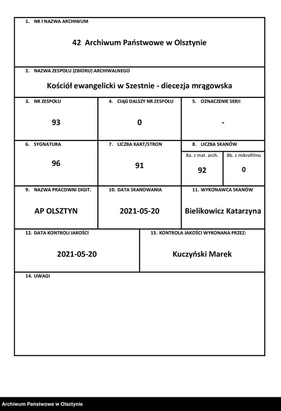 image.from.unit.number "Beläge zur Rechnung der Kirchenkasse Seehesten"