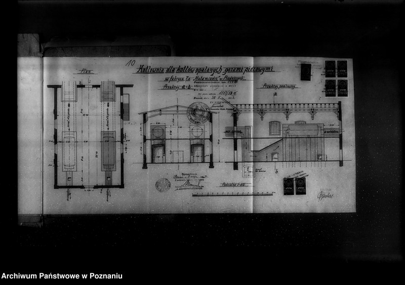 Obraz 16 z jednostki ""Huta miedzi" Towarzystwo Akcyjne Rudnicze powiat poznański nr porządkowy kotła 128"