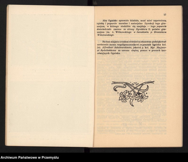image.from.unit.number "Państwowe Gimnazjum II im. Augusta Witkowskiego w Jarosławiu. Sprawozdanie za rok szkolny 1931/32"