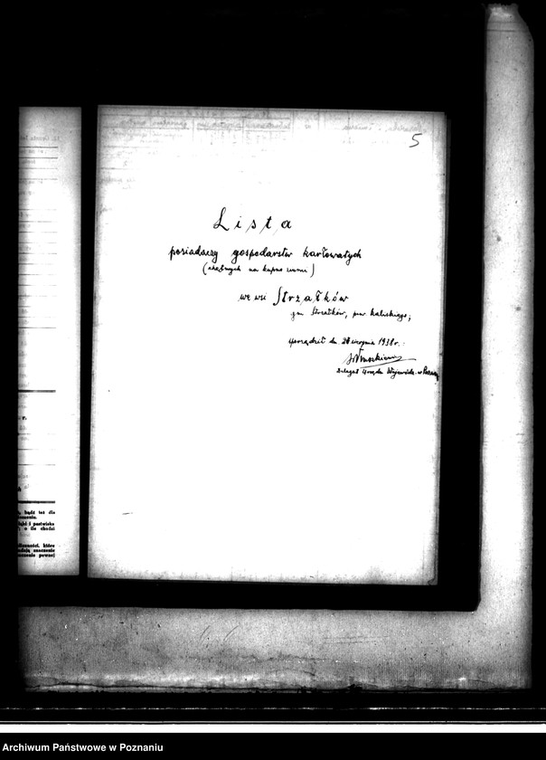 Obraz 9 z jednostki "Wieś Strzałków powiatu kaliskiego prace scaleniowe"