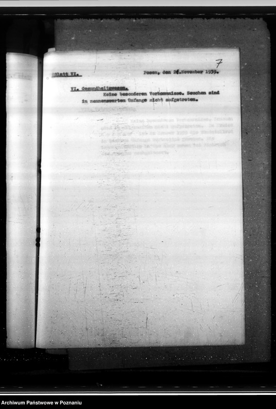 Obraz 10 z jednostki "Lageberichte des Regierungspräsidenten - Posen"