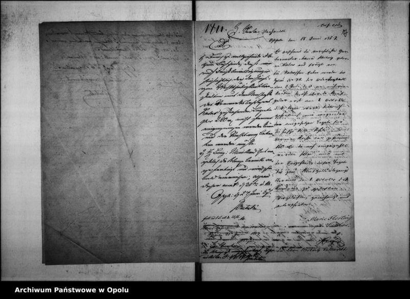 Obraz 15 z jednostki "Acta des Magistrats zu Oppeln betreffend das, von dem Vorwerksbesitzer Jacob Kalus der Katholischen Schule vermachte Legat von 100 Rtl."