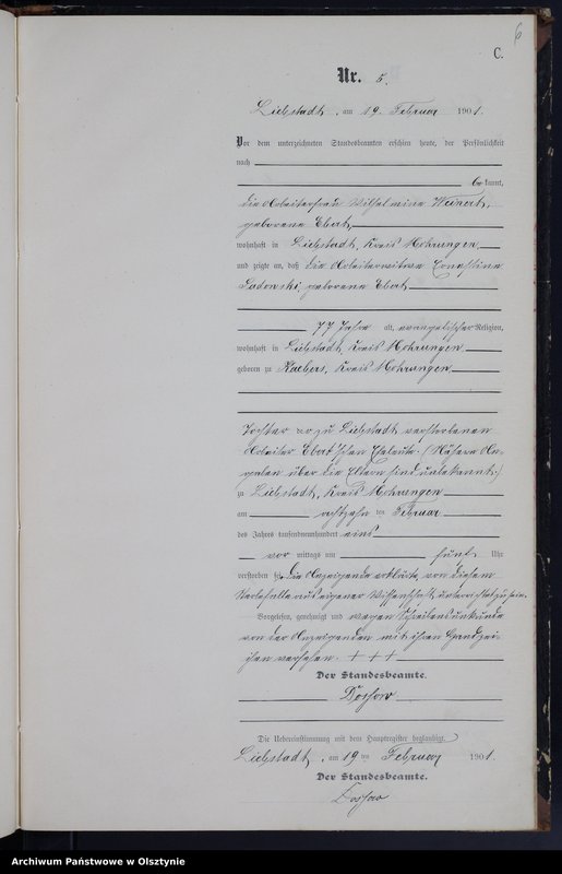 image.from.unit.number "Sterbe-Neben-Register Nr 1 - 56"