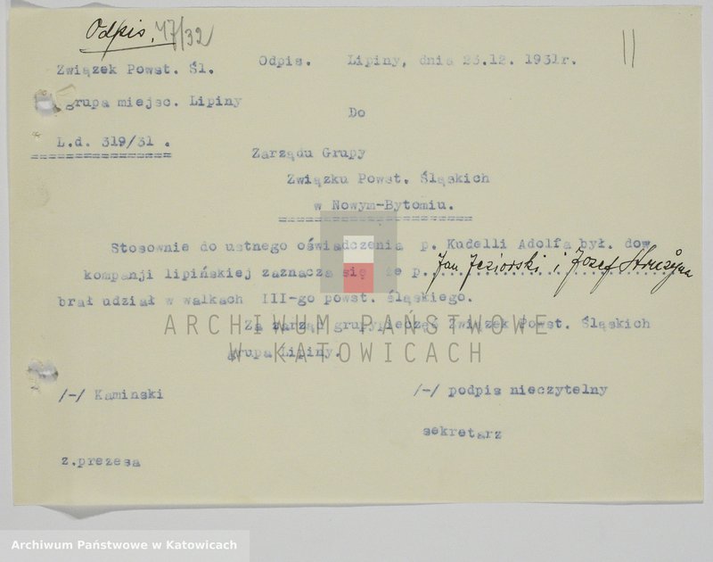 image.from.unit.number "Korespondencja w sprawach organizacyjnych grupy Nowy Bytom, t. I"