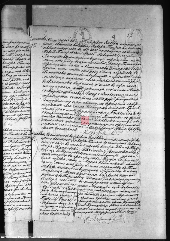 image.from.unit.number "Akta urodzeń wyznania rzymsko-katolickiego parafii w Janówce z lat 1890-1893"
