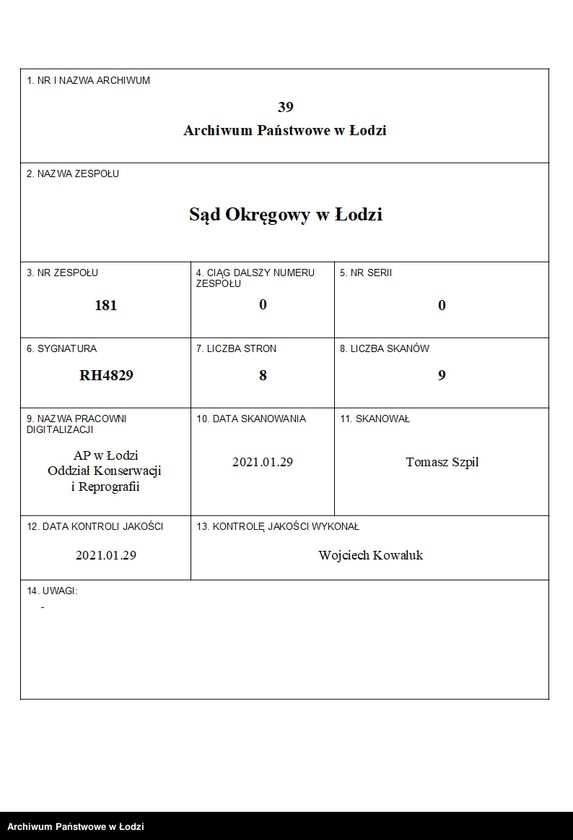 Obraz 1 z jednostki "Josek Frajdenrajch- drobna sprzedaż drzewa i desek"