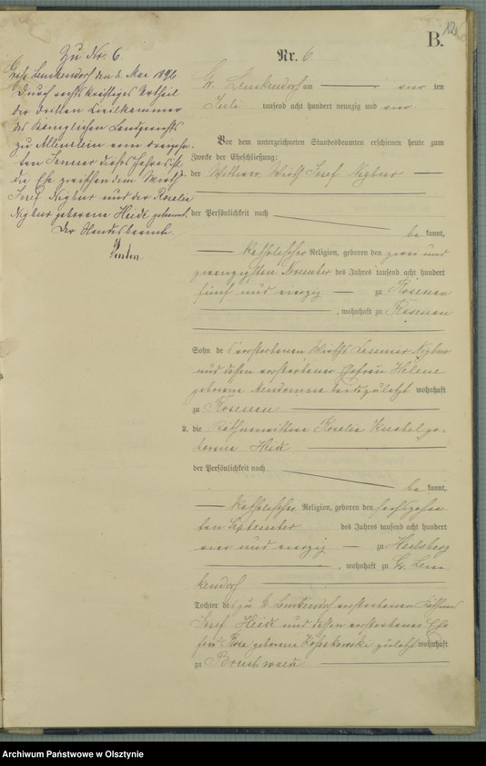 image.from.unit.number "Heiraths-Haupt-Register Nr 1 - 12"