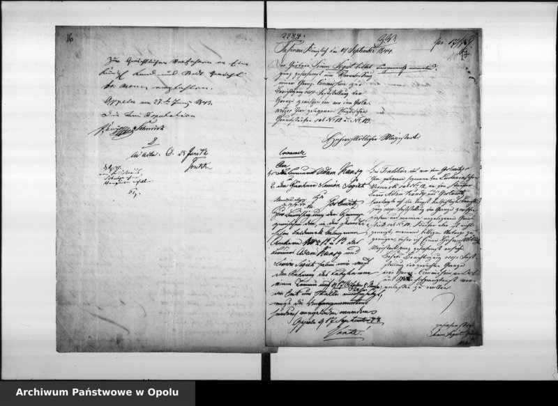 Obraz 15 z jednostki "Acta des Magistrats zu Oppeln betreffend die Untersuchung der Grenzstreitigkeiten durch die Grenz - Deputation. De Anno 1841. Vol. V"