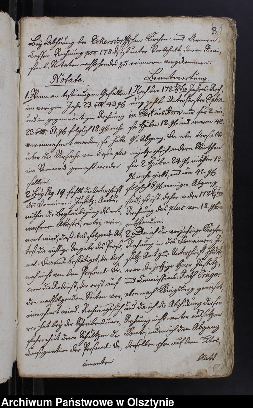 image.from.unit.number "Jahr Kirchen Rechnung aller Einnahme und Ausgabe, wie auch Bau-Rechnung"