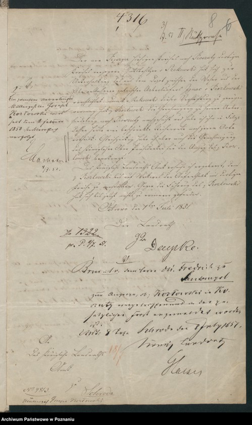 Obraz 13 z jednostki "A. betr. Ignaz von Kozłowski"