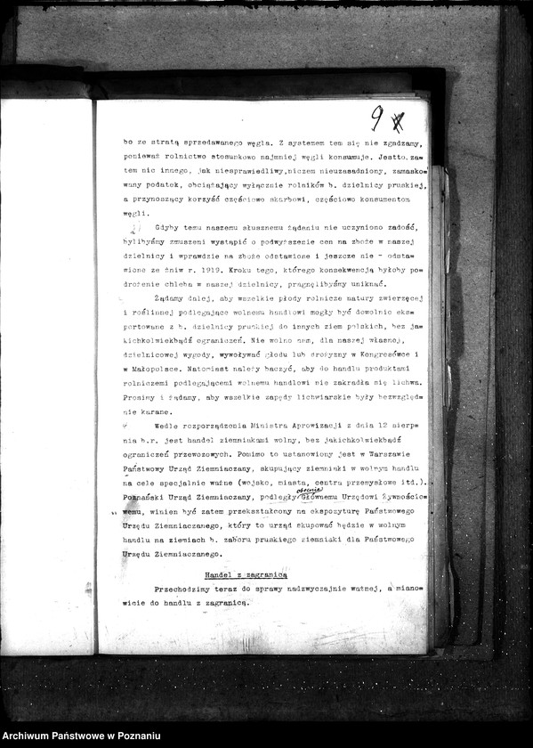 Obraz 14 z jednostki "Sprawy szczegółowo-administracyjne Aprowizacja b. Dzielnicy Pruskiej"