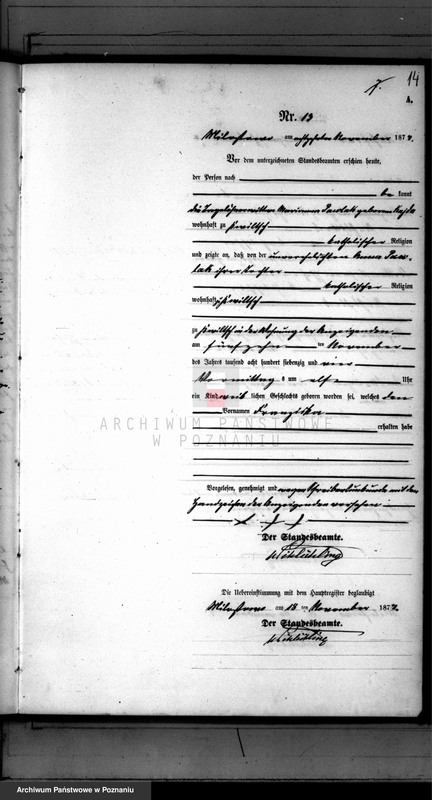 Obraz 14 z jednostki "Księga urodzeń"