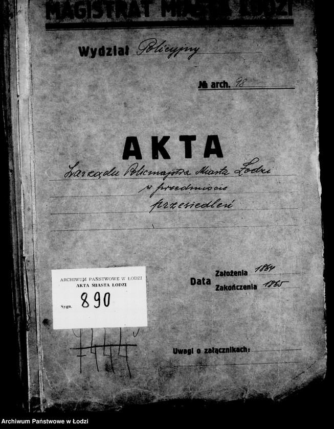 Obraz 4 z jednostki "Akta w przedmiocie przesiedleń"