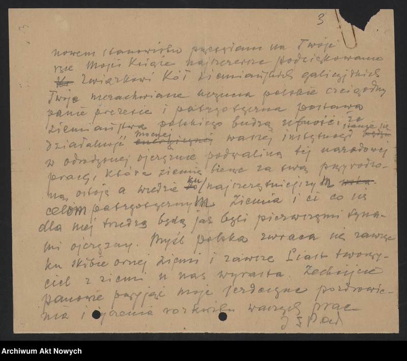 image.from.unit.number "Hołdy; listy, depesze, adresy, od instytucji, organizacji, osób prywatnych"