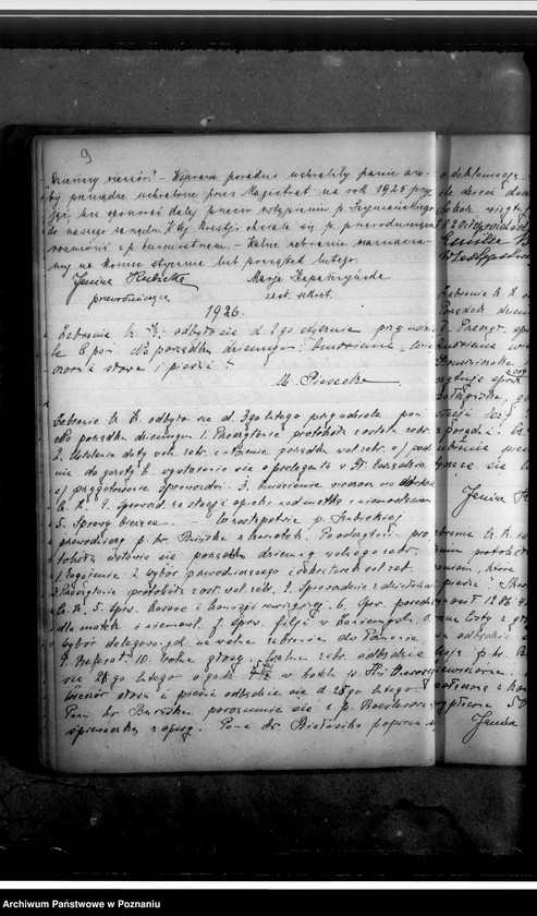 Obraz 14 z jednostki "Protokolarz zebrań Zarządu"