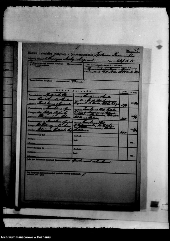 Obraz 14 z jednostki "/Kartoteka instytucji opiekuńczych/"