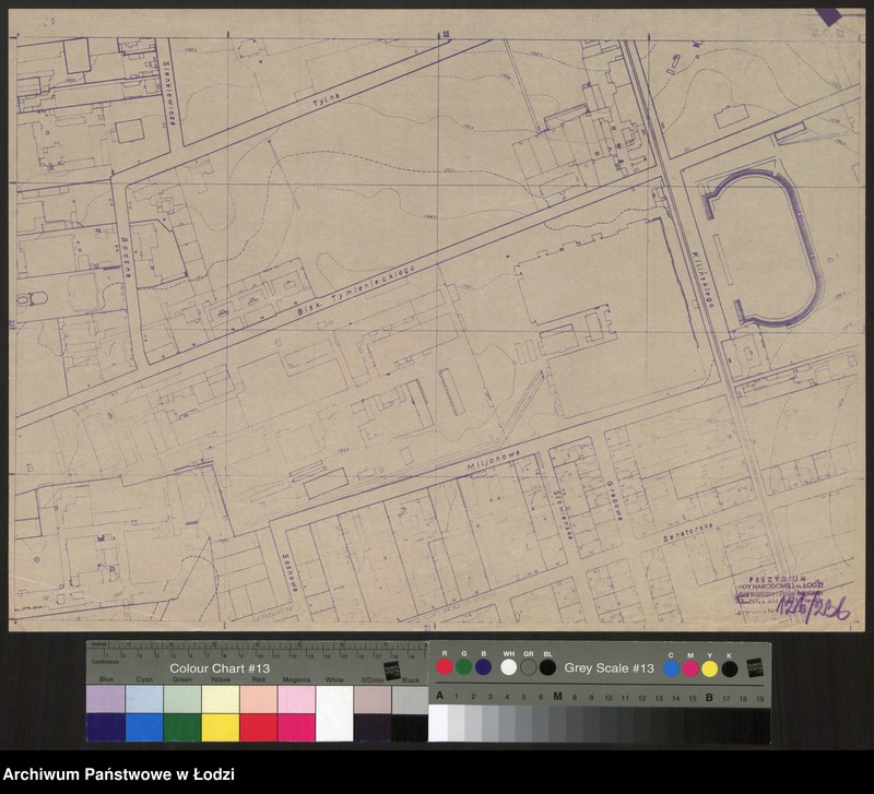 Obraz 1 z jednostki "Plan miasta Łodzi. Sekcja SO 21"