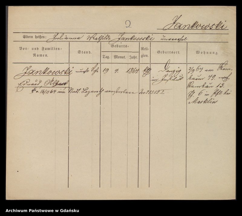 image.from.unit.number "Karty meldunkowe: Jankowski Eduard - Jankowski Oskar"