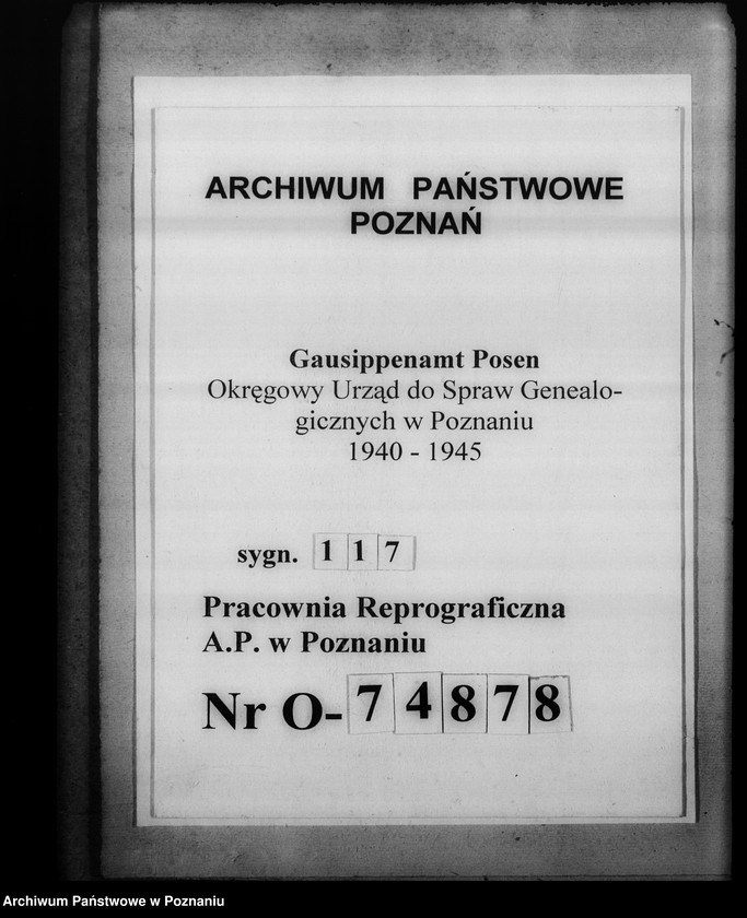 Obraz 1 z jednostki "[Korespondencja w sprawach organizacyjnych, sprawozdanie z działalności, Kreissippenamt Lentschütz Łęczyca, województwo łódzkie]"