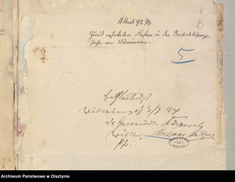 image.from.unit.number "Einnahme und Ausgabe Beläge der Kirchspielsschulkasse zu Widminnen"