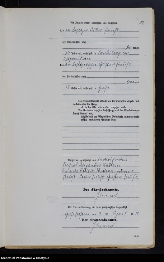 image.from.unit.number "Heiraths-Neben-Register Nr 1 - 27 [ Księga małżeństw - wtóropis ]"