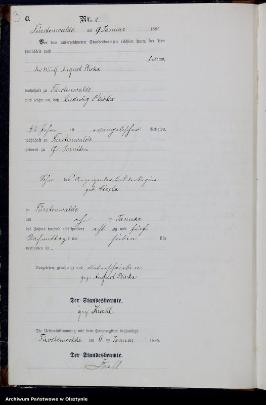 image.from.unit.number "Sterbe-Neben-Register Nr 1 - 207"