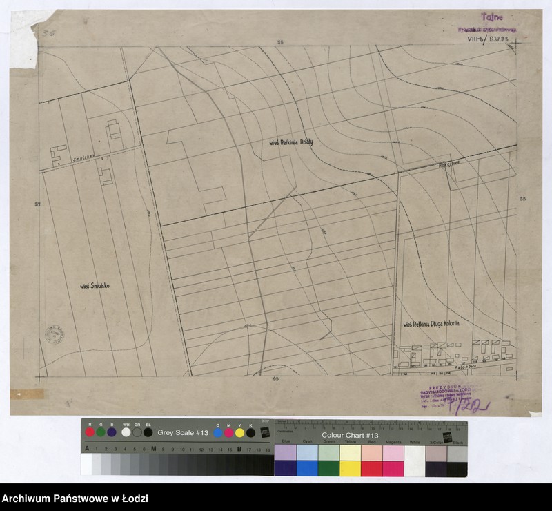 Obraz 1 z jednostki "Plan m. Łodzi 1:2000. Sekcja SW36"