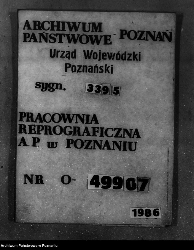 Obraz 1 z jednostki "Zatwierdzenie nowo sporządzonego projektu planu gospodarstwa dla majątku Osiek-Mały powiat kolski gmina Budzisław"