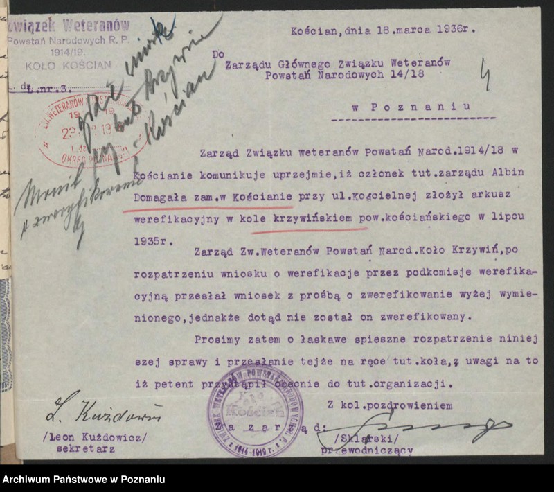 Obraz 8 z jednostki "Kościan - akta koła. tom II."