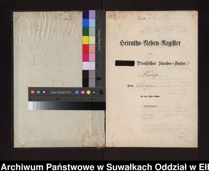image.from.unit.number "Heiraths-Neben-Register des Preussischen Standes-Amtes Neuhoff Kreis Loetzen"
