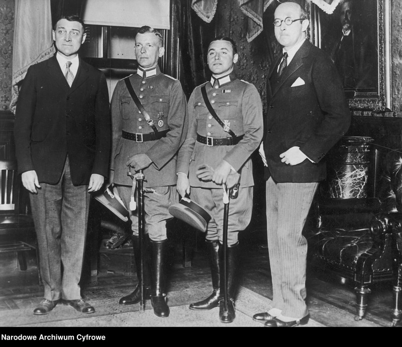 image.from.unit.number "Niemieccy oficerowie kapitan Walter Warlimont i kapitan Seidel na stażu w USA"