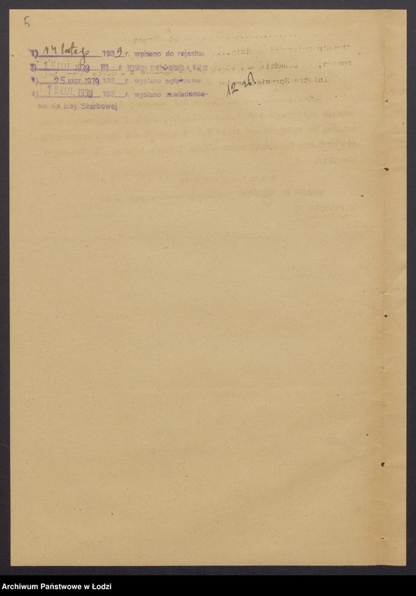 Obraz 7 z jednostki "„Łódzki Przemysł Niciany“ Izrael Kilbert – mechaniczna nawijalnia nici"