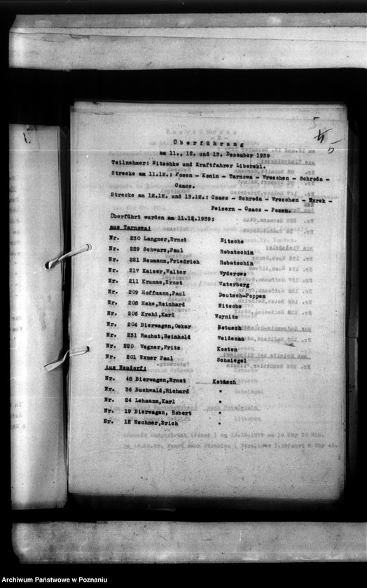 Obraz 10 z jednostki "Überfühnugsberichte - translokacje zwłok"