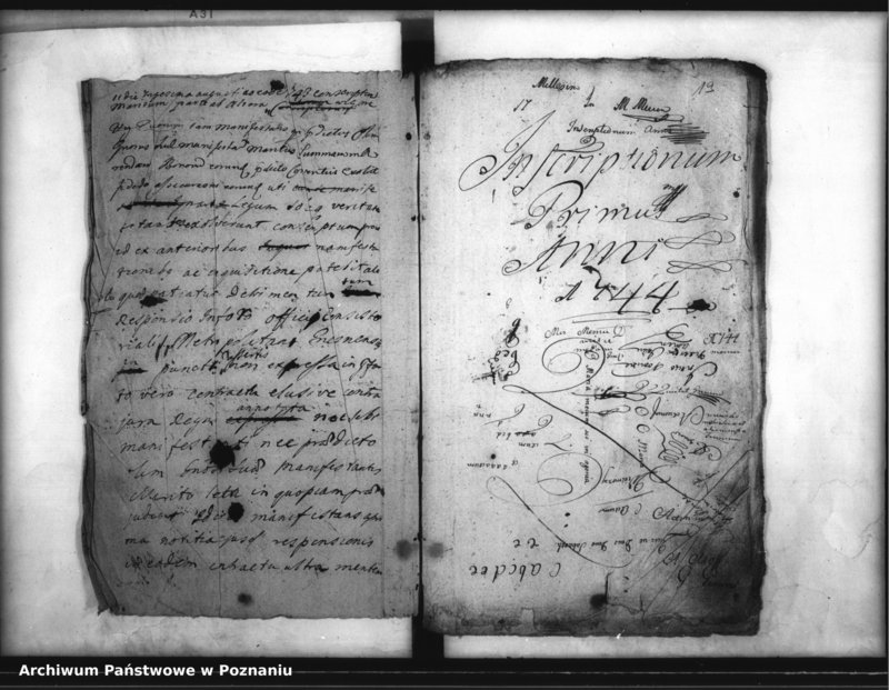 Obraz 4 z jednostki "Inscriptiones, resignationes [protocollon]"