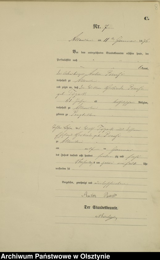 image.from.unit.number "Sterbe-Haupt-Register Nr 1 - 188"