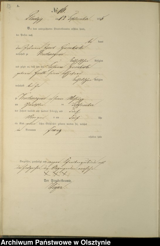 image.from.unit.number "Haupt-Geburts-Register Nr 1 - 25"