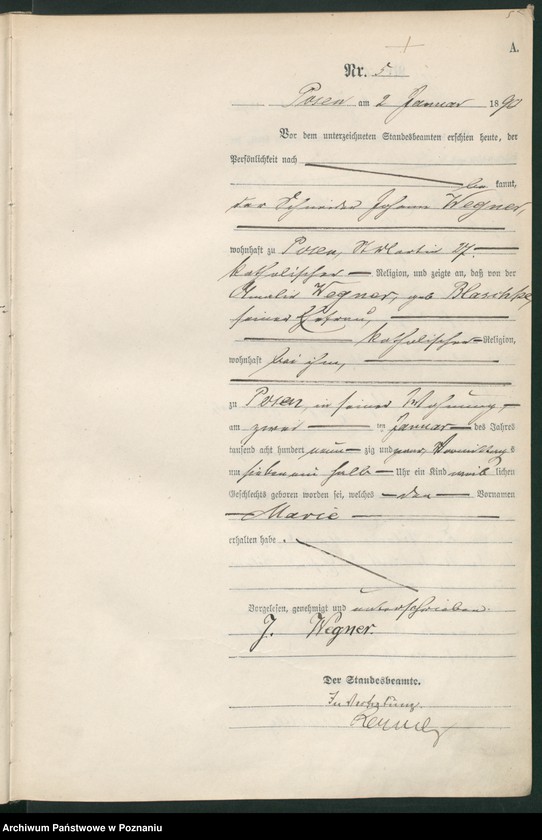 Obraz 8 z jednostki "Księga urodzeń t. I"