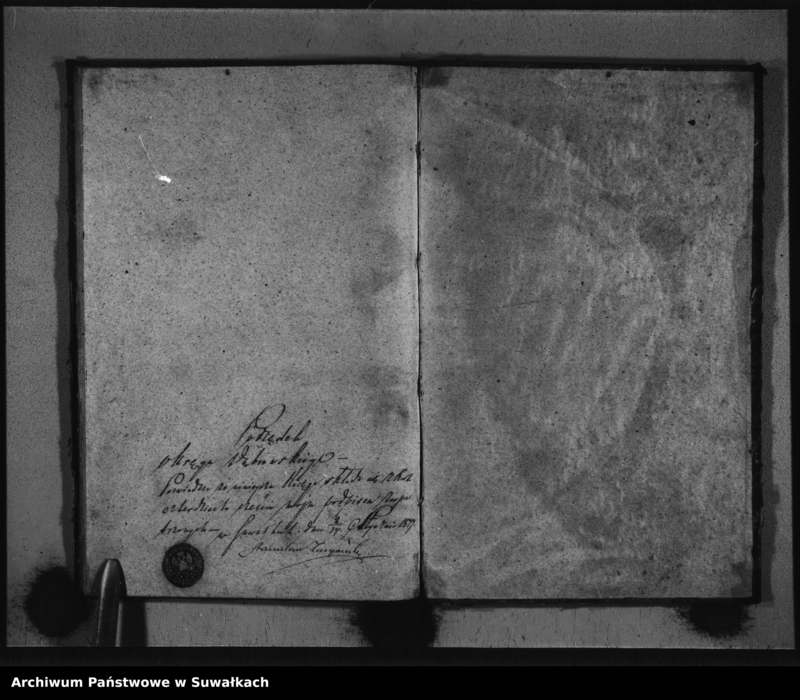 image.from.unit.number "Duplikat Aktów Urodzonych, Zaszlubionych i Umarłych Sekty Filiponów Okręgu Hutta na rok 1847"