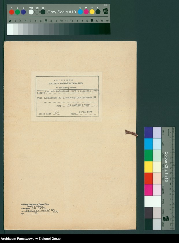 image.from.unit.number "Protokół z XI plenarnego posiedzenia KW nt. Zadania wojewódzkiej organizacji partyjnej przed XI Zjazdem PZPR. Załączniki. 10 listopada 1989"