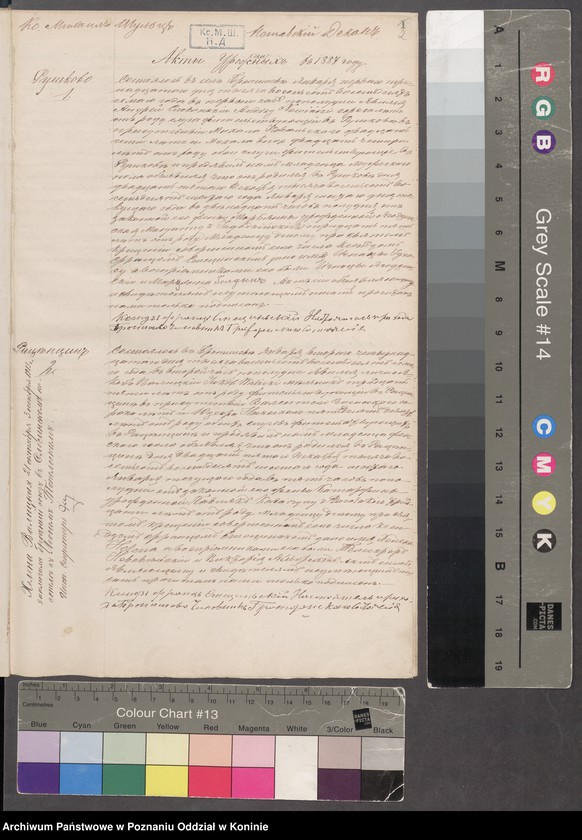 Obraz z jednostki "Księga urodzeń, małżeństw, zgonów"