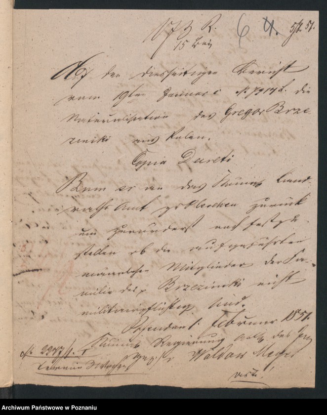 Obraz 9 z jednostki "A. betr. Gregor Brzezinski, Gutspächter Hippolyt von Brzeziński"