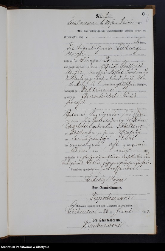 image.from.unit.number "Sterbe-Neben-Register Nr 1 - 32"