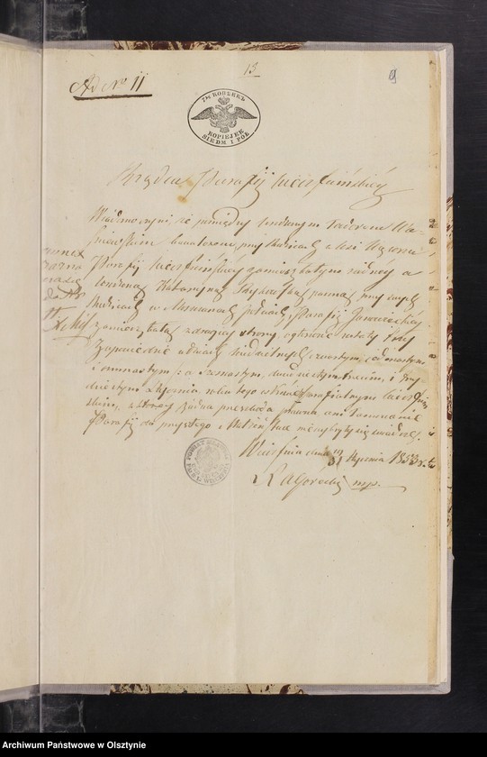 image.from.unit.number "Annexa z Parafij Janowiec w roku 1853"