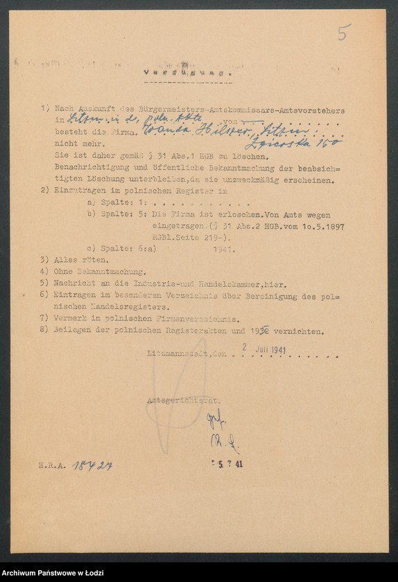 Obraz 7 z jednostki "Wanda Hilszer - sklep spożywczy"