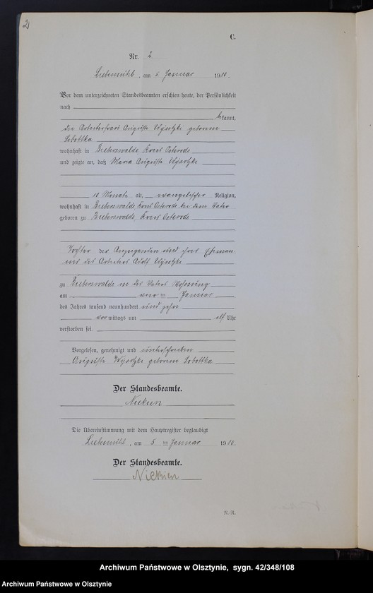 image.from.unit.number "Sterbe-Neben-Register Nr 1 - 62"